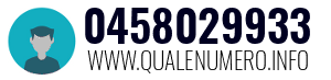 Numero di telefono 0458029933 0458029933