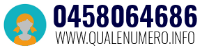 Numero di telefono 0458064686 0458064686