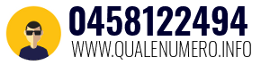Numero di telefono 0458122494 0458122494