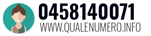 Numero di telefono 0458140071 0458140071