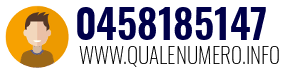 Numero di telefono 0458185147 0458185147