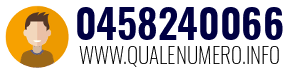 Numero di telefono 0458240066 0458240066