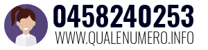 Numero di telefono 0458240253 0458240253
