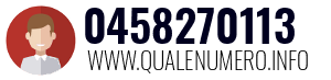 Numero di telefono 0458270113 0458270113