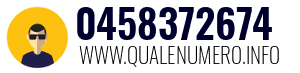 Numero di telefono 0458372674 0458372674