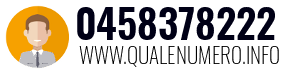 Numero di telefono 0458378222 0458378222