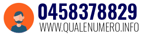 Numero di telefono 0458378829 0458378829