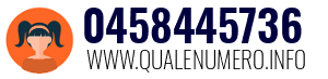 Numero di telefono 0458445736 0458445736