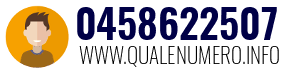 Numero di telefono 0458622507 0458622507
