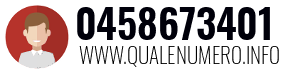 Numero di telefono 0458673401 0458673401