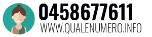 Numero di telefono 0458677611 0458677611