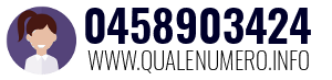 Numero di telefono 0458903424 0458903424