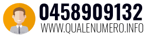 Numero di telefono 0458909132 0458909132
