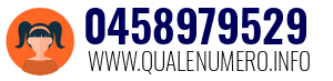 Numero di telefono 0458979529 0458979529