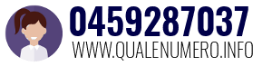 Numero di telefono 0459287037 0459287037