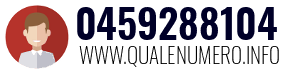 Numero di telefono 0459288104 0459288104