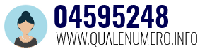 Numero di telefono 04595248 04595248