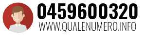 Numero di telefono 0459600320 0459600320