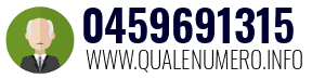 Numero di telefono 0459691315 0459691315