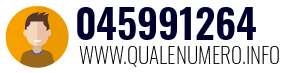 Numero di telefono 045991264 045991264