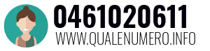 Numero di telefono 0461020611 0461020611