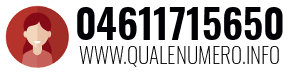 Numero di telefono 04611715650 04611715650