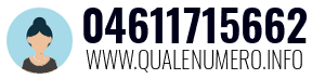 Numero di telefono 04611715662 04611715662
