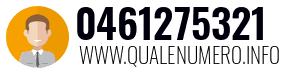 Numero di telefono 0461275321 0461275321