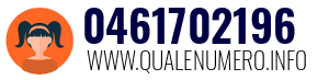 Numero di telefono 0461702196 0461702196