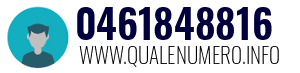 Numero di telefono 0461848816 0461848816