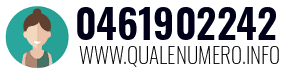 Numero di telefono 0461902242 0461902242