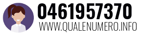 Numero di telefono 0461957370 0461957370