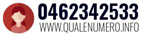 Numero di telefono 0462342533 0462342533