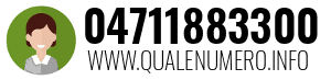 Numero di telefono 04711883300 04711883300