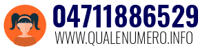 Numero di telefono 04711886529 04711886529