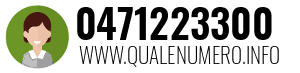 Numero di telefono 0471223300 0471223300