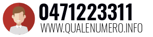 Numero di telefono 0471223311 0471223311