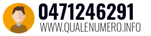Numero di telefono 0471246291 0471246291