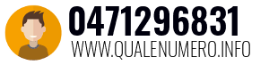 Numero di telefono 0471296831 0471296831