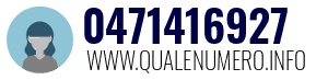 Numero di telefono 0471416927 0471416927