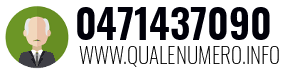 Numero di telefono 0471437090 0471437090