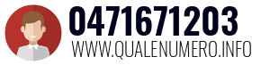 Numero di telefono 0471671203 0471671203