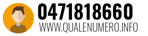 Numero di telefono 0471818660 0471818660