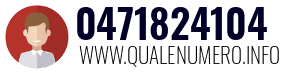 Numero di telefono 0471824104 0471824104