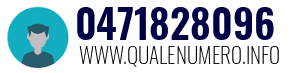 Numero di telefono 0471828096 0471828096
