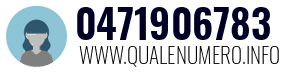 Numero di telefono 0471906783 0471906783