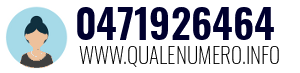 Numero di telefono 0471926464 0471926464