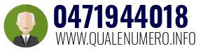 Numero di telefono 0471944018 0471944018
