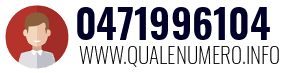 Numero di telefono 0471996104 0471996104