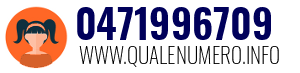 Numero di telefono 0471996709 0471996709